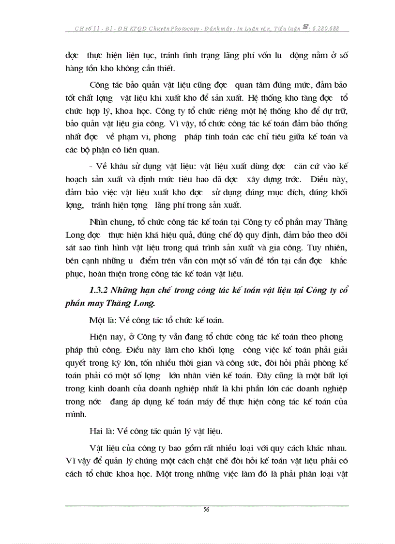 image for page Kế toán nguyên vật liệu tại Công ty CP may Thăng Long