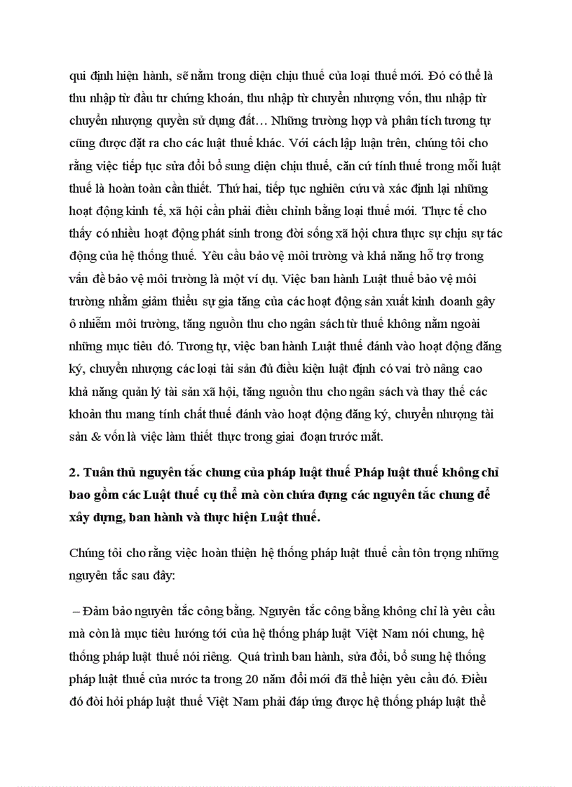 image for page Những yêu cầu và mục tiêu cơ bản của việc hoàn thiện hệ thống pháp luật thuế ở Việt Nam