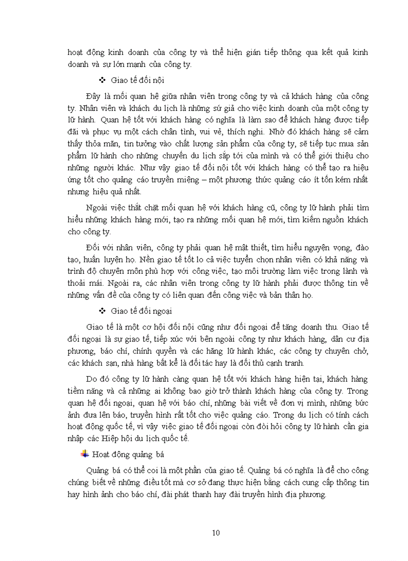 image for page Mối quan hệ giữa công ty lữ hành với các nhà cung cấp dịch vụ du lịch