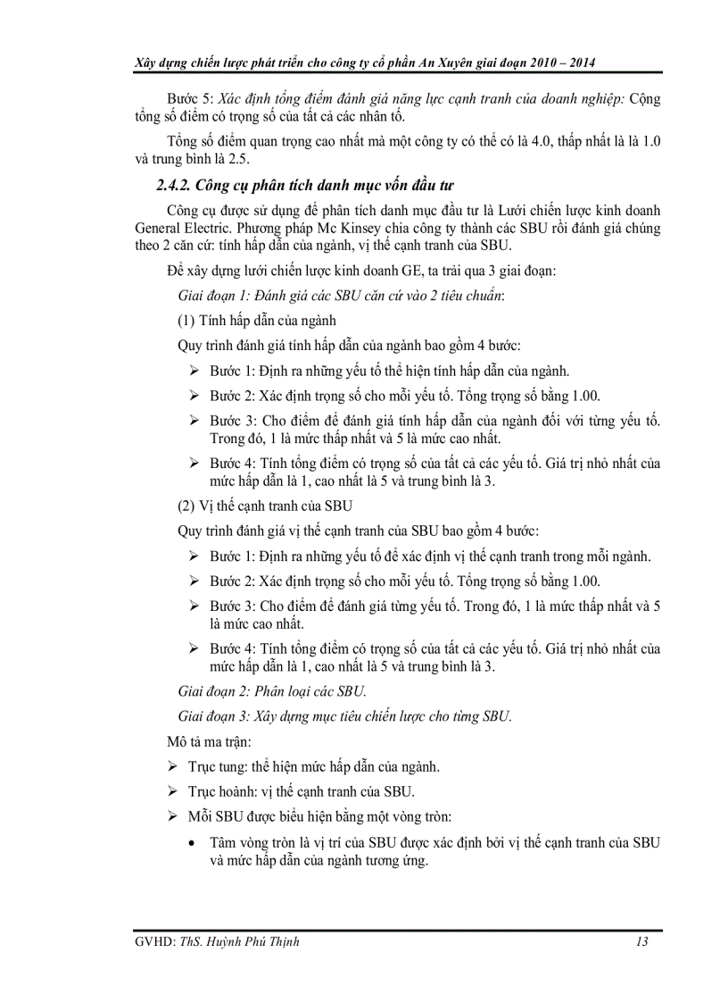 image for page Xây dựng chiến lược phát triển cho công ty cổ phần An Xuyên giai đoạn 2010 2014