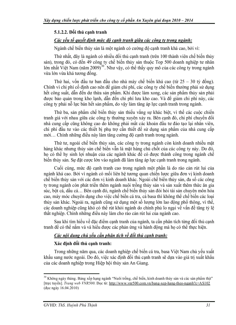 image for page Xây dựng chiến lược phát triển cho công ty cổ phần An Xuyên giai đoạn 2010 2014