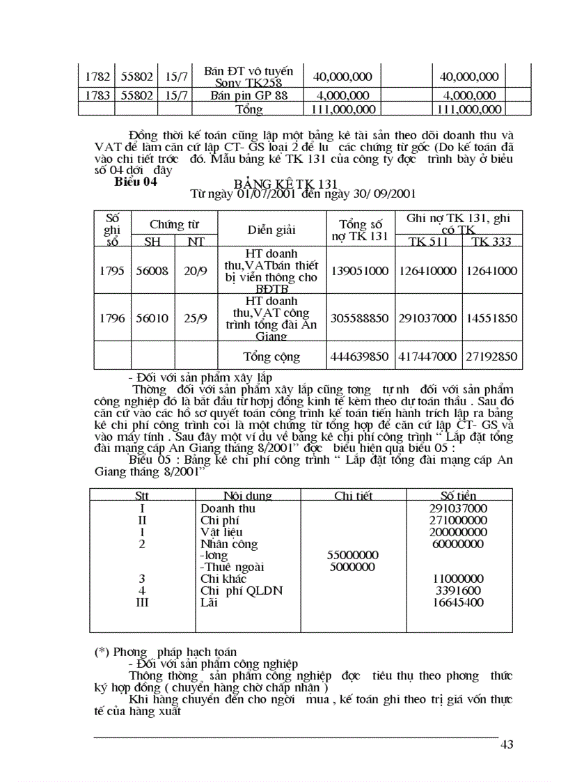 image for page Hoàn thiện hạch toán tiêu thụ và xác định kết quả tiêu thụ tại Công ty điện tử Viễn thông Quân đội