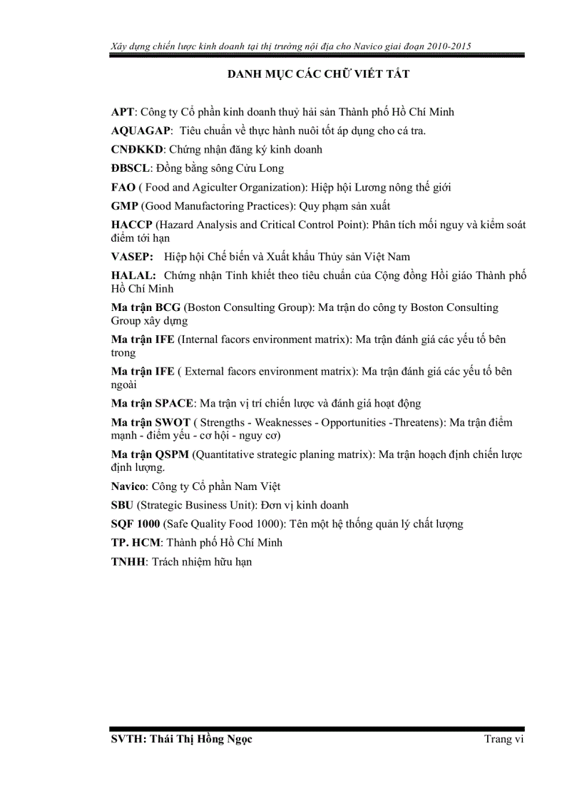 image for page Xây dựng chiến lược kinh doanh tại thị trường nội địa cho Công ty cổ phần Nam Việt giai đoạn 2010 2015