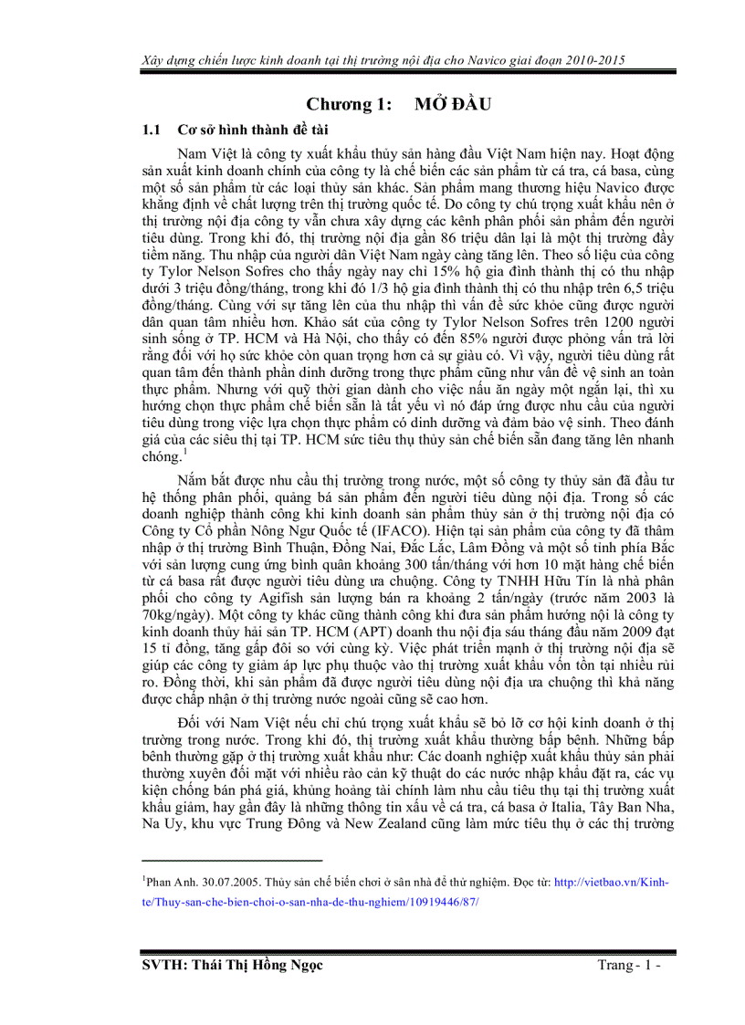 image for page Xây dựng chiến lược kinh doanh tại thị trường nội địa cho Công ty cổ phần Nam Việt giai đoạn 2010 2015