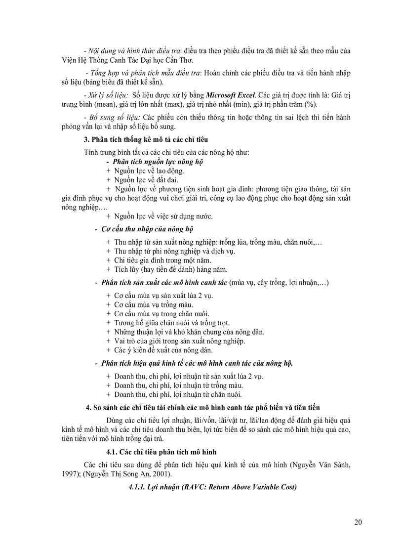 image for page Điều Tra Và Thiết Kế Xây Dựng Mô Hình Hệ Thống Canh Tác Bền Vững Trong Chuyển Đổi Cơ Cấu Cây Trồng Nơi Đất Cao Nhiều Cát Vùng Bảy Núi An Giang