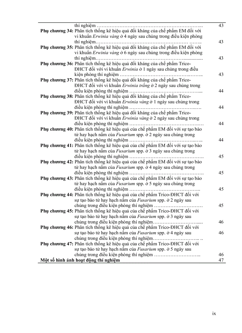 image for page Hiệu quả của chế phẩm EM TRICO ĐHCT đối với bệnh thối củ gừng và ảnh hưởng của lượng giống kích thước sọt tre lên sinh trưởng năng suất củ gừng tại Mỹ An Chợ Mới An Giang