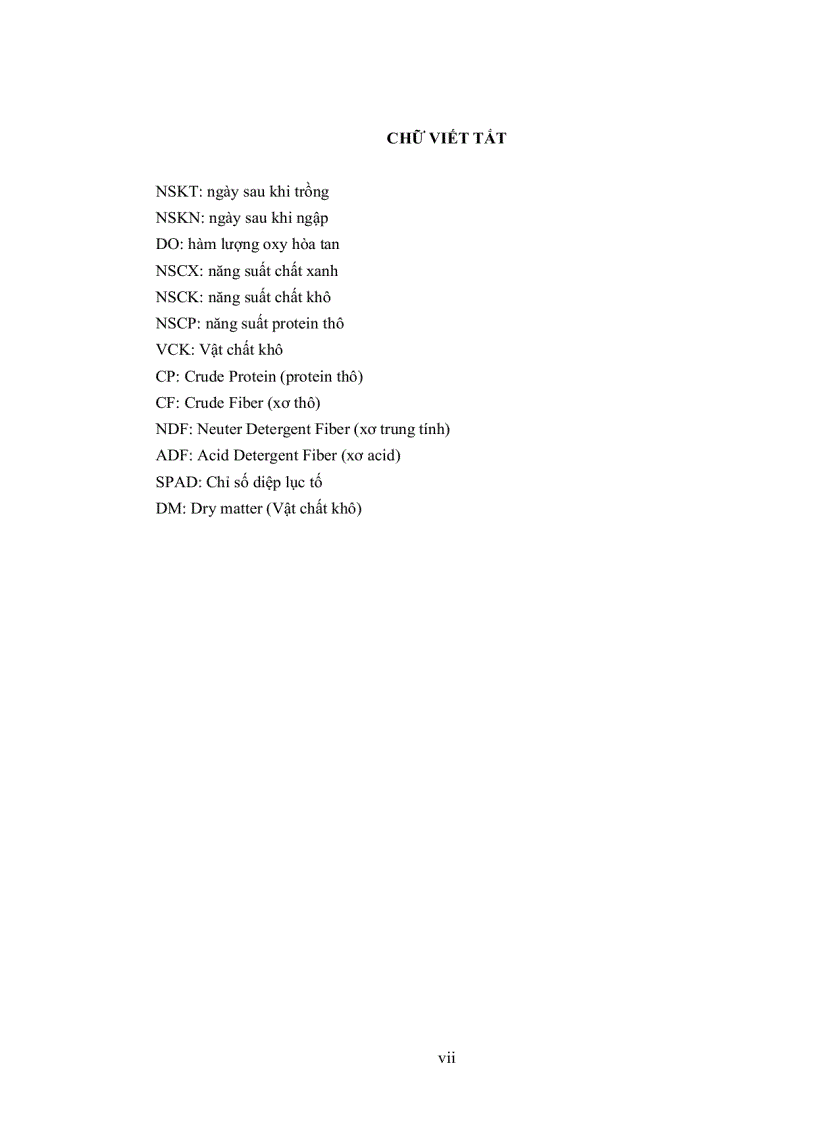 image for page Khảo sát khả năng chịu ngập sinh trưởng năng suất và dinh dưỡng của cỏ Paspalum atratum