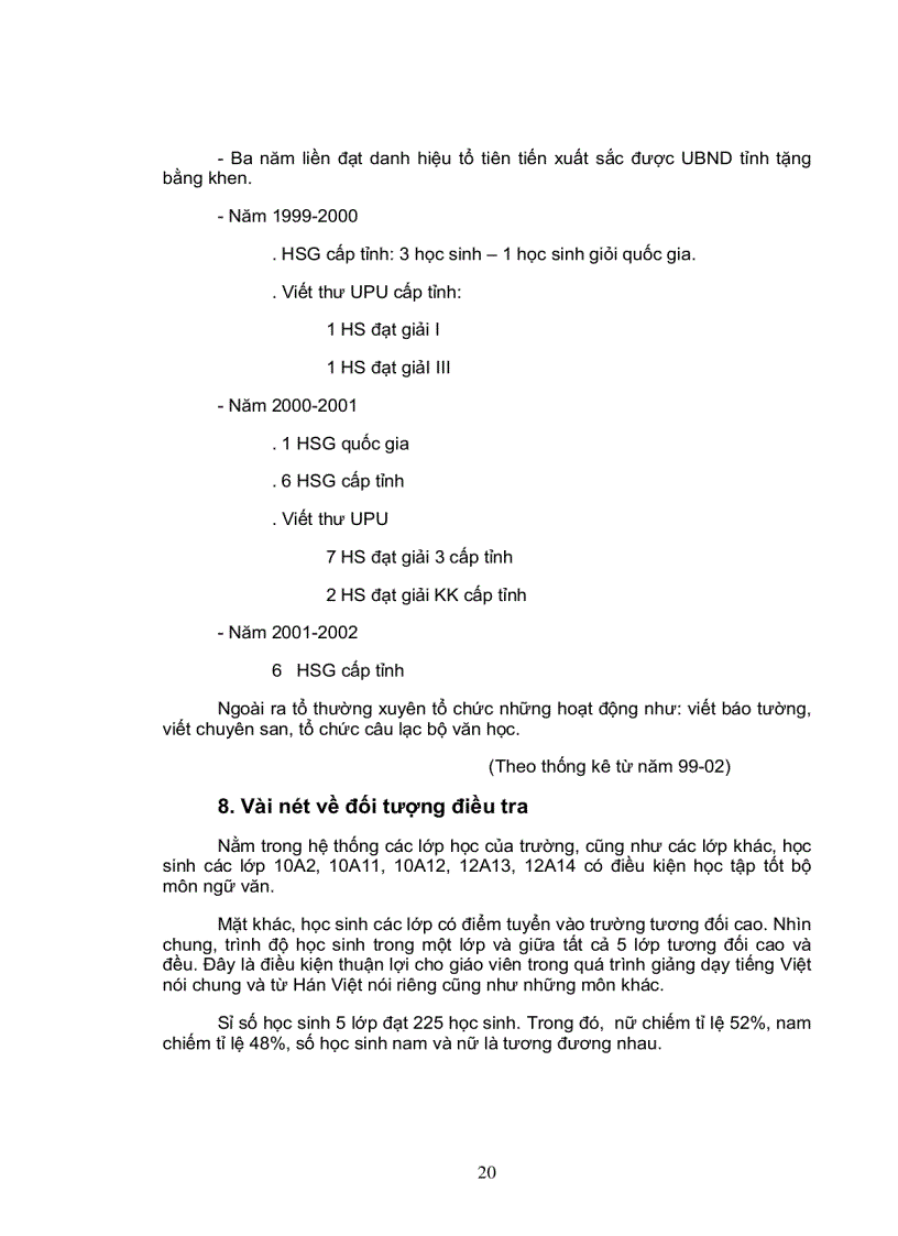 image for page Khảo Sát Khả Năng Hiểu Và Sử Dụng Từ Hán Việt Của Học Sinh Khối 10 Và 12 Trường Trung Học Phổ Thông Long Xuyên