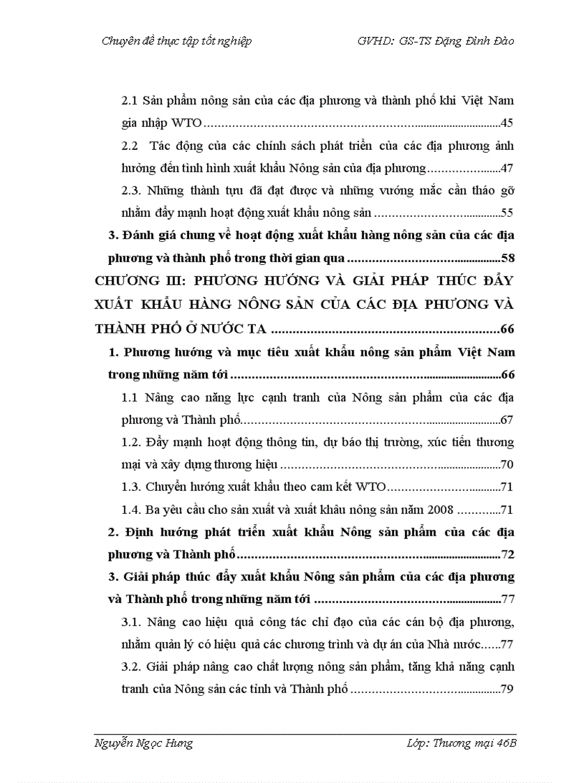 image for page Thúc đẩy xuất khẩu hàng nông sản của các địa phương và TP thực trạng và giải pháp