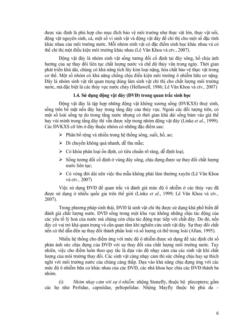 image for page Khảo sát sự phân bố động vật đáy với các yếu tố môi trường nền đáy ở rạch Tầm Bót Tp Long Xuyên