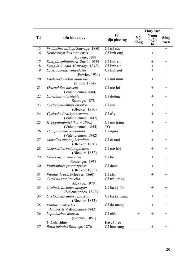 image for page Khảo sát thành phần loài và đặc điểm sinh học sinh sản của cá Linh ống cá Chốt sọc cá Lăng phân bố ở tỉnh An Giang