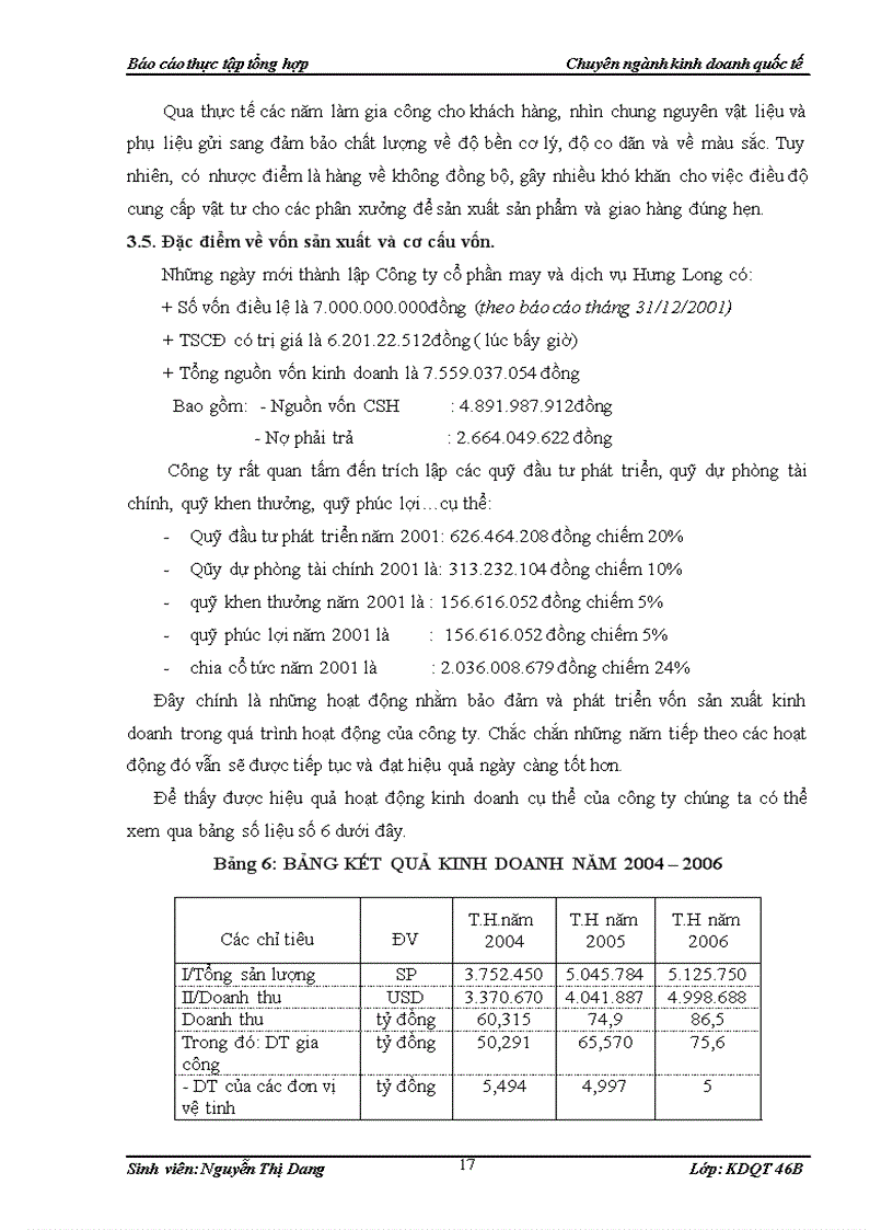 image for page Báo cáo thực tập Tại Công ty CP may và dịch vụ Hưng Long