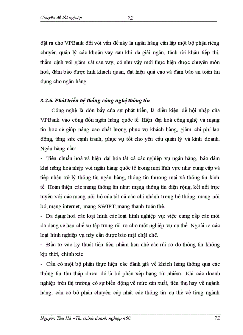 image for page Phòng ngừa và hạn chế rủi ro tín dụng tại ngân hàng thương mại cổ phần các doanh nghiệp ngoài quốc doanh VPBank