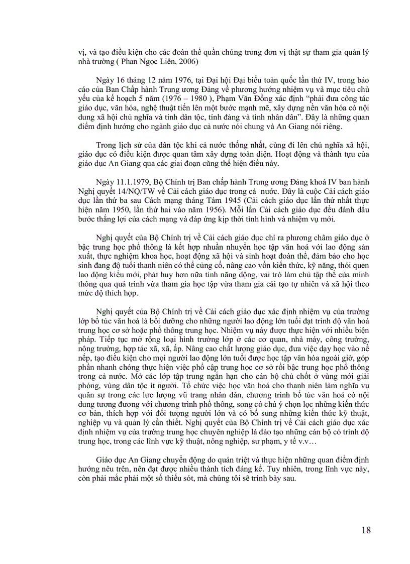 image for page Lịch sử giáo dục An Giang 1975 2005