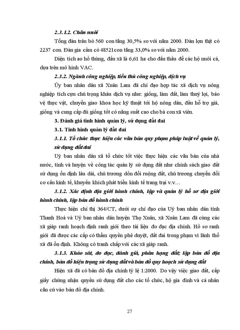 image for page Quy hoạch sử dụng đất xã Xuân Lam huyện Thọ Xuân tỉnh Thanh Hoá giai đoạn 2008 2015