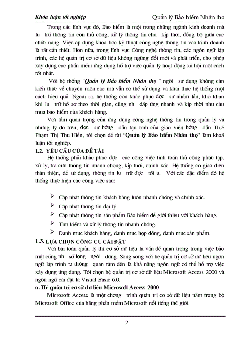 image for page Quản lý Bảo hiểm Nhân thọ