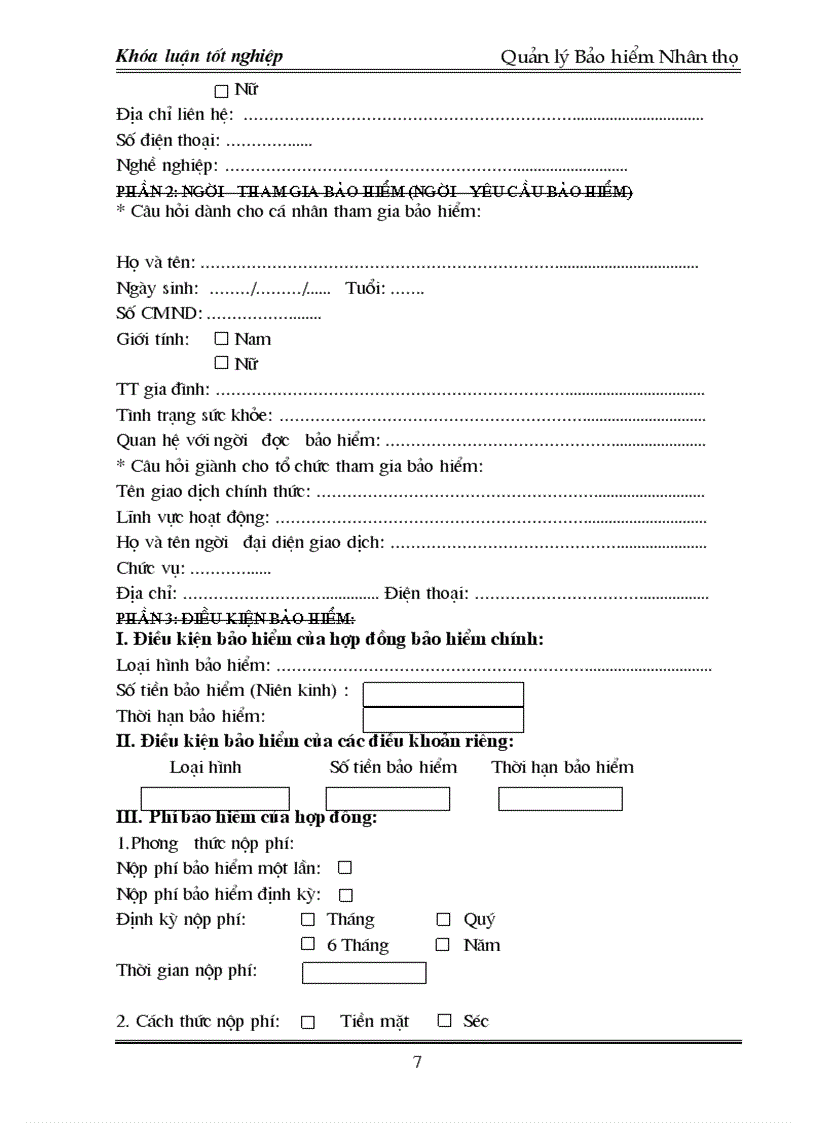 image for page Quản lý Bảo hiểm Nhân thọ