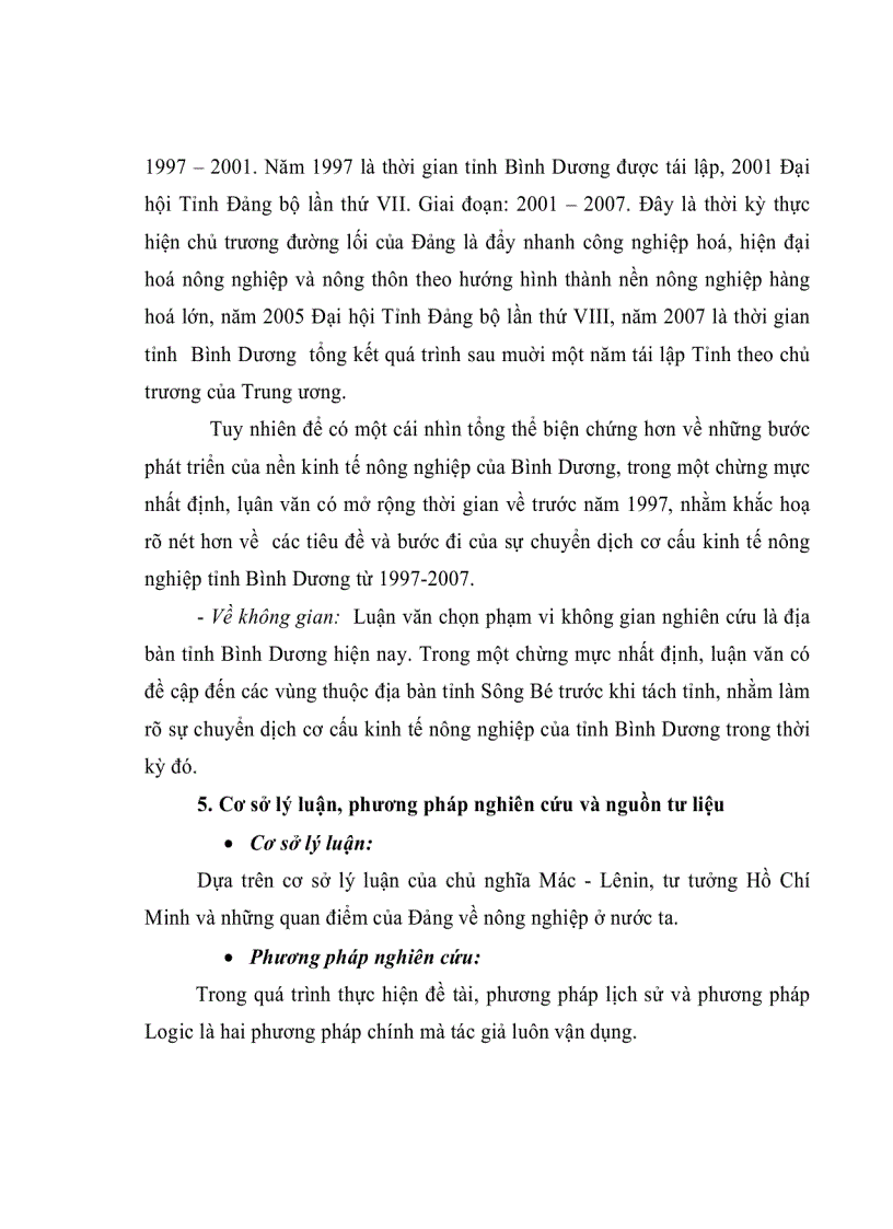 image for page Sự chuyển dịch cơ cấu kinh tế nông nghiệp tỉnh Bình Dương 1997 2007