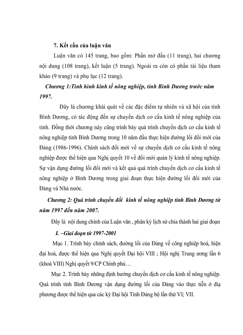 image for page Sự chuyển dịch cơ cấu kinh tế nông nghiệp tỉnh Bình Dương 1997 2007