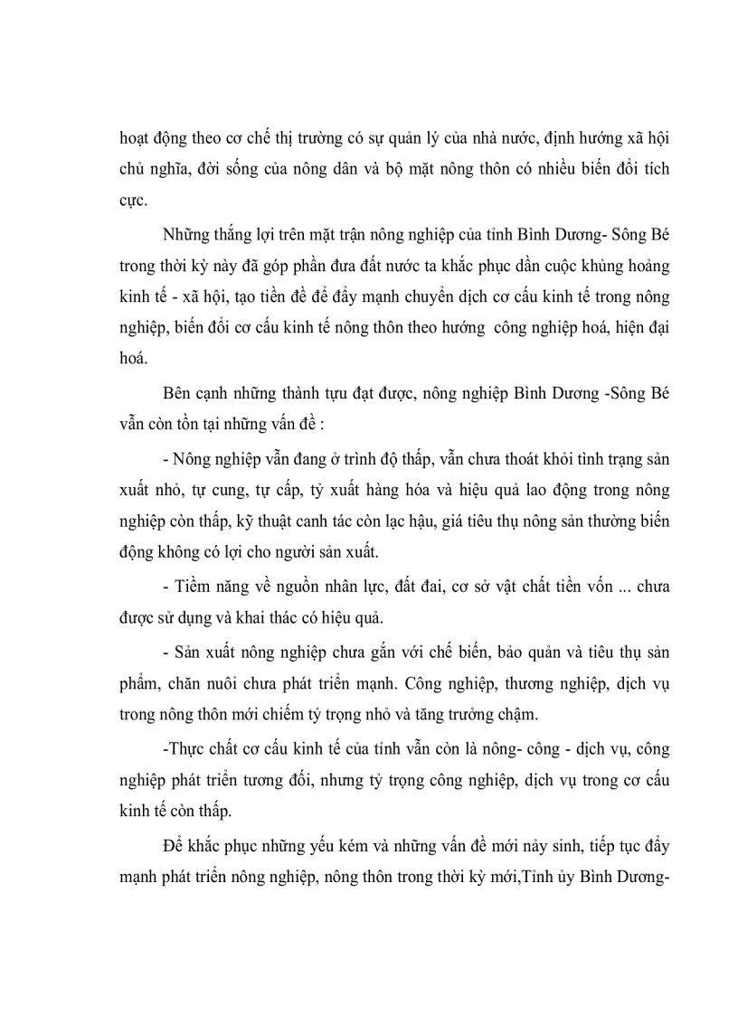 image for page Sự chuyển dịch cơ cấu kinh tế nông nghiệp tỉnh Bình Dương 1997 2007