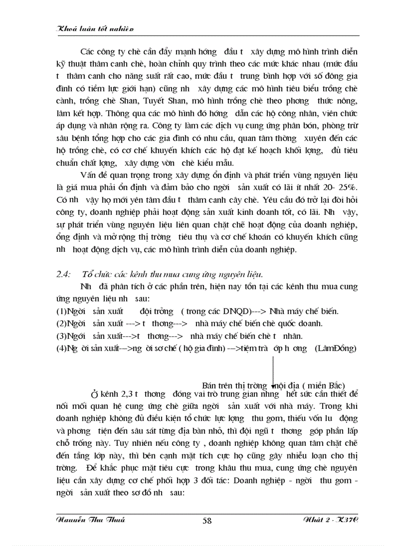 image for page Vài nét về thị trường chè và tình hình sản xuất chế biến xuất khẩu mặt hàng này ở Việt Nam những năm gần đây