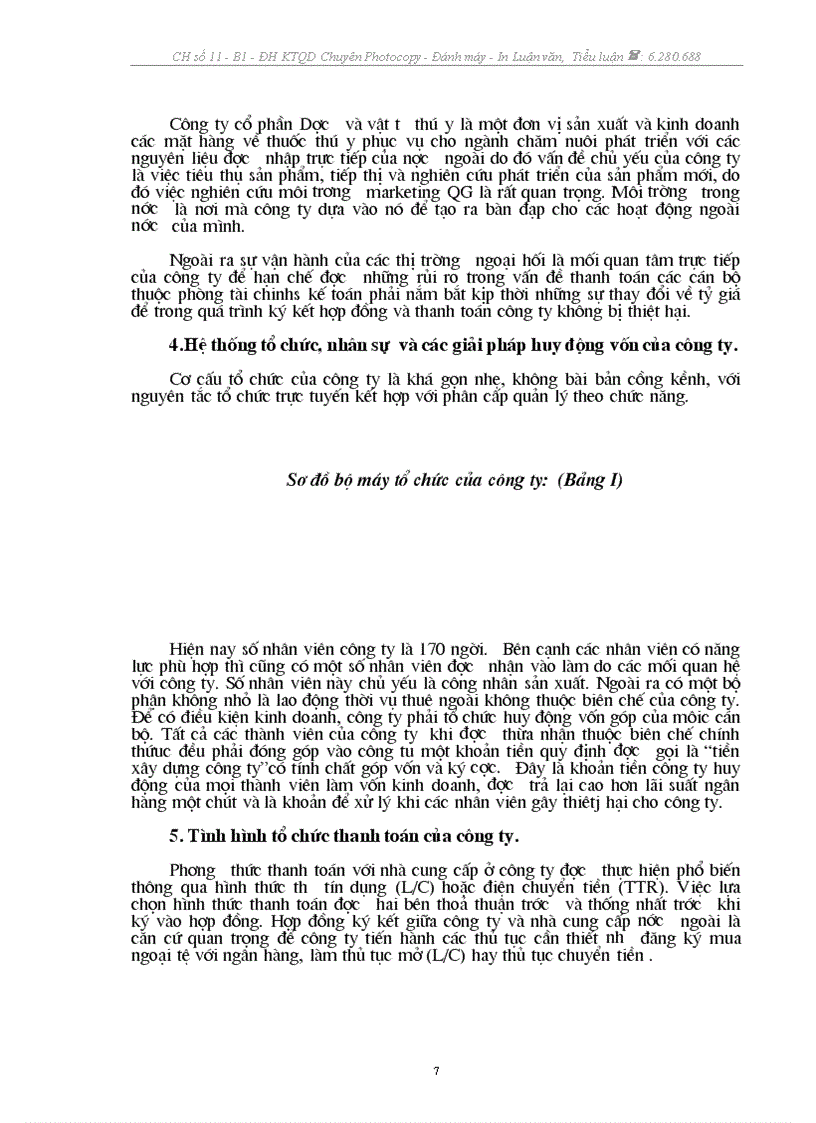 image for page Báo cáo thực tập Tại Công ty CP Dược và Vật tư thú y HN HANVET