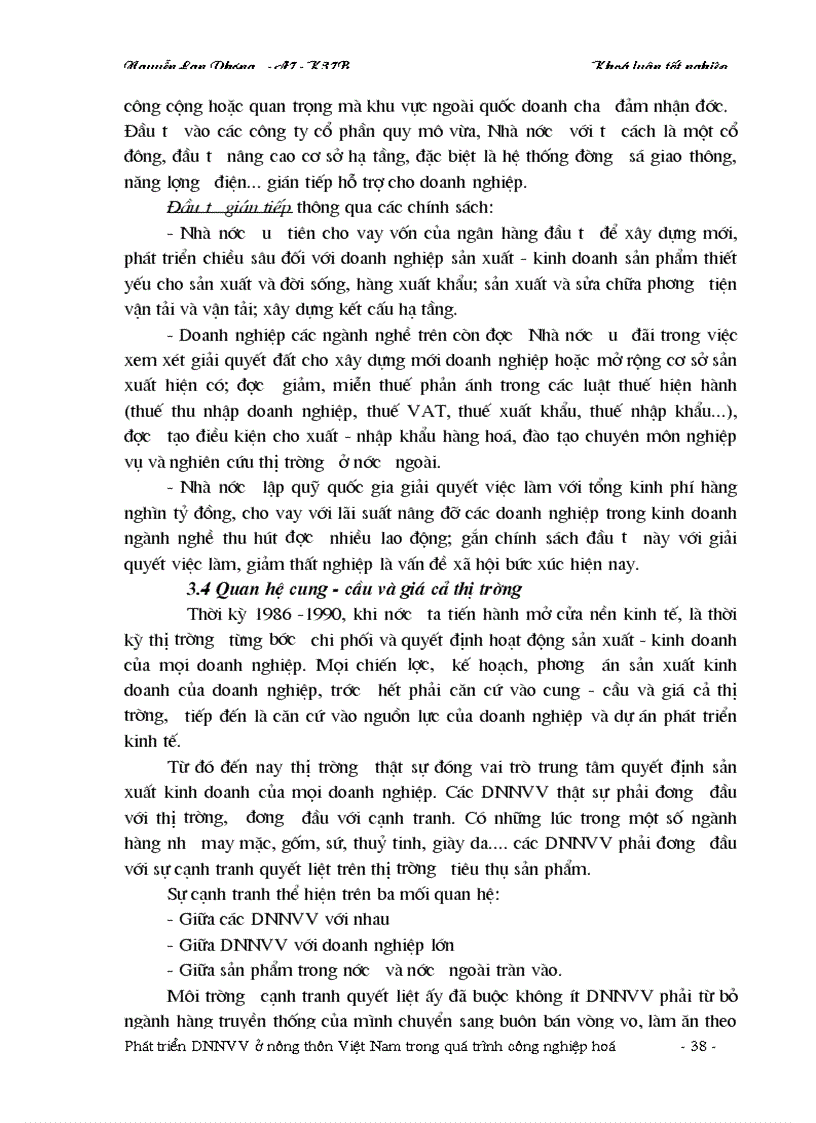 image for page Phát triển doanh nghiệp vừa và nhỏ ở nông thôn Việt Nam trong quá trình công nghiệp hoá