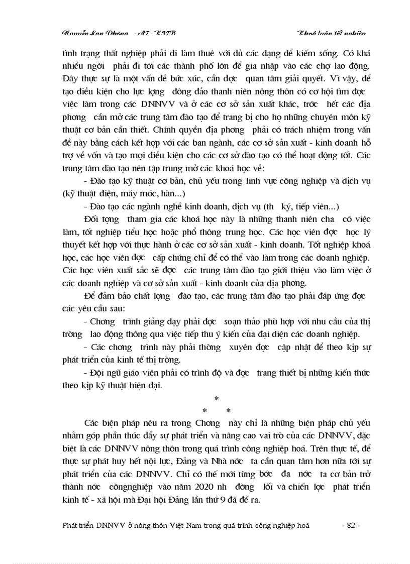image for page Phát triển doanh nghiệp vừa và nhỏ ở nông thôn Việt Nam trong quá trình công nghiệp hoá