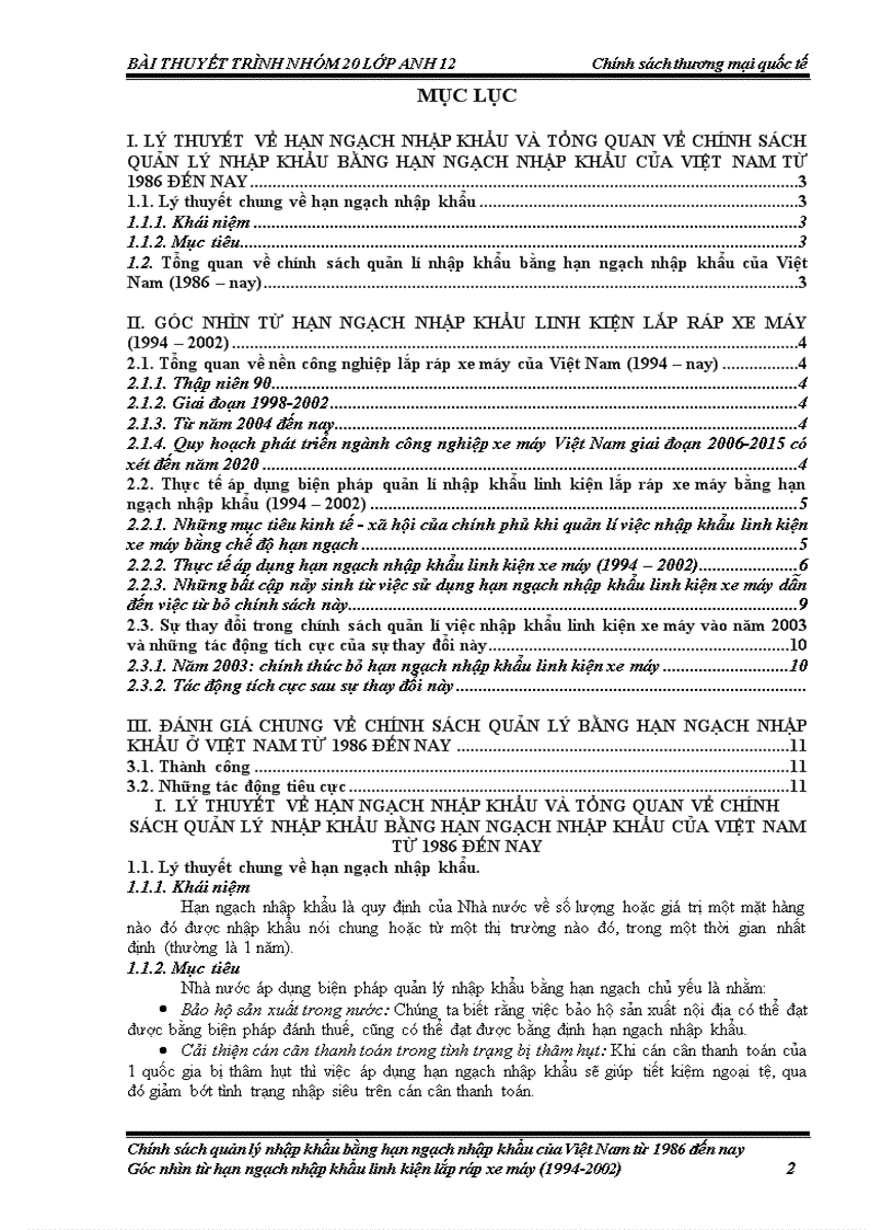 image for page Chính sách quản lý nhập khẩu bằng hạn ngạch nhập khẩu của Việt Nam từ 1986 đến nay