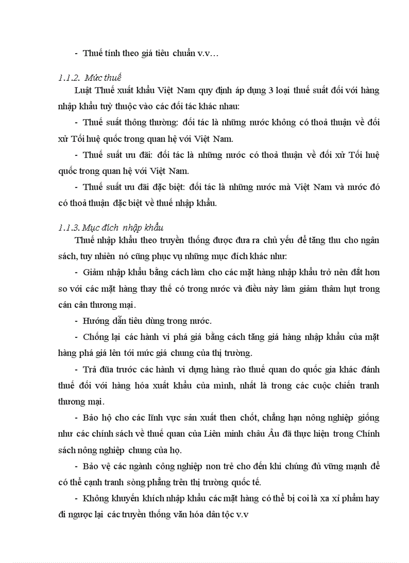 image for page Xu hướng sử dụng thuế và hạn ngạch nhập khẩu hiện nay