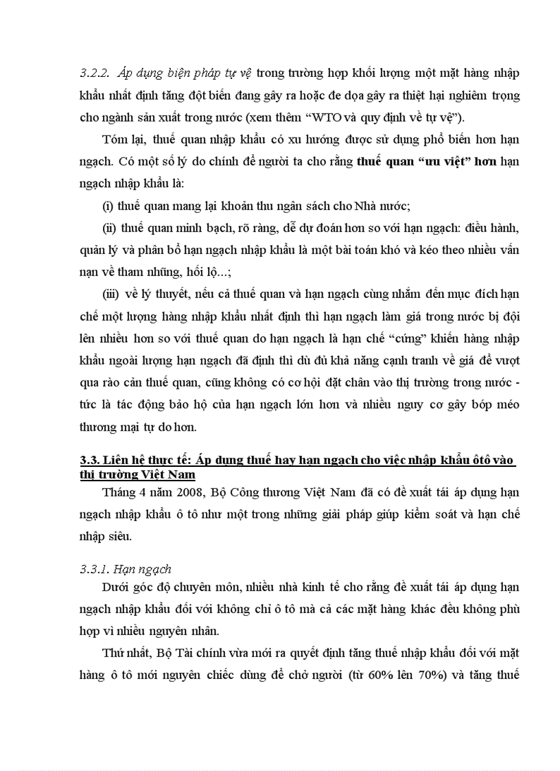 image for page Xu hướng sử dụng thuế và hạn ngạch nhập khẩu hiện nay