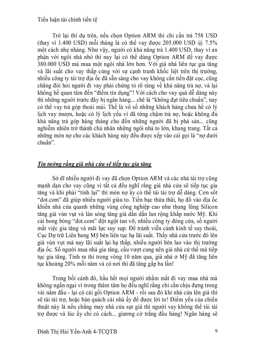 image for page Nguyên nhân và cách thức bùng nổ cuộc khủng hoảng nợ dưới chuẩn tác động của nó đến nền kinh tế Mỹ và những bài học kinh nghiệm rút ra cho Việt Nam