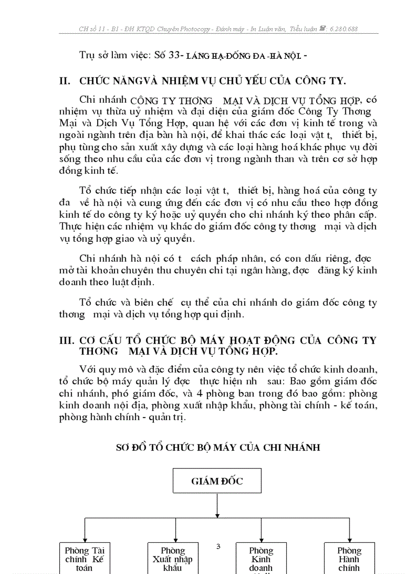 image for page Báo cáo thực tập Tại Công ty Thương mại dịch vụ tổng hợp thuộc Tổng Công ty Than