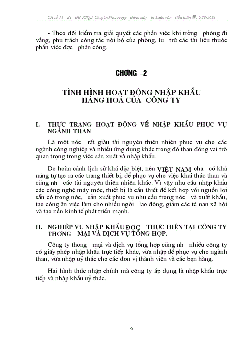 image for page Báo cáo thực tập Tại Công ty Thương mại dịch vụ tổng hợp thuộc Tổng Công ty Than