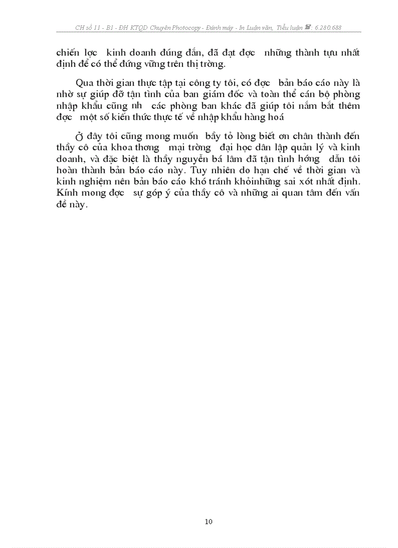 image for page Báo cáo thực tập Tại Công ty Thương mại dịch vụ tổng hợp thuộc Tổng Công ty Than