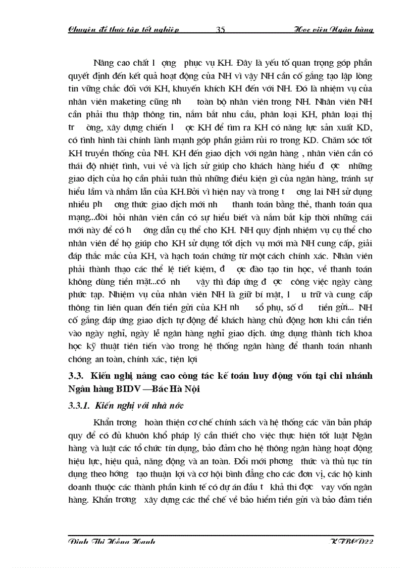 image for page Thực trạng và giải pháp nâng cao hiệu quả công tác kế toán huy động vốn tại ngân hàng NHĐT PT BIDV Chi nhánh Bắc Hà Nội