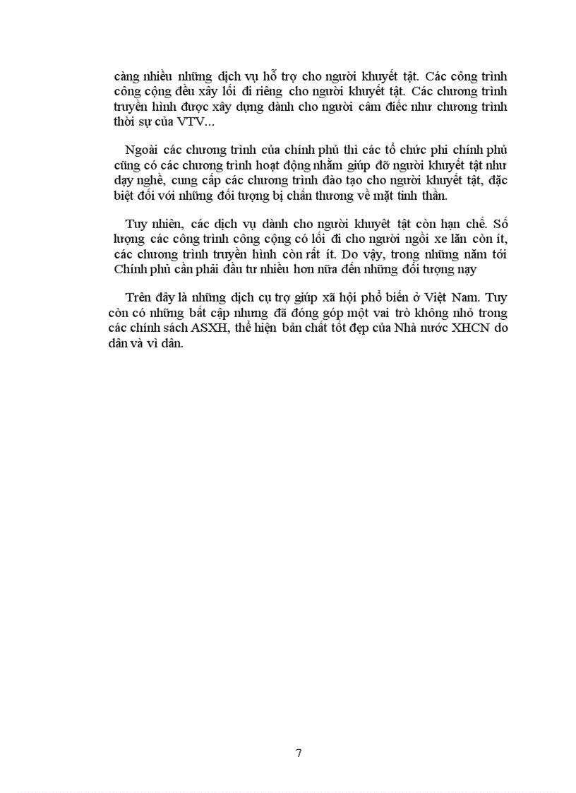 image for page An sinh xã hội Các chương trình và dịch vụ trợ giúp xã hội ở việt nam