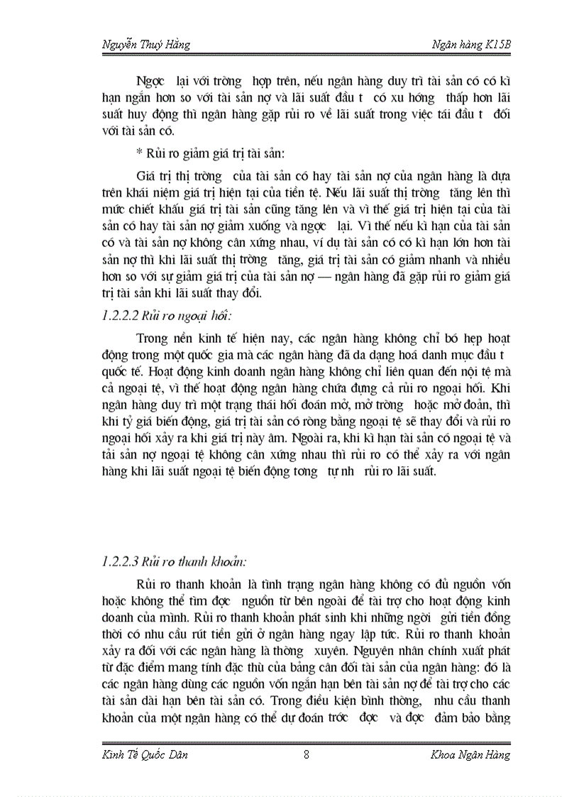 image for page Hoàn thiện nghiệp vụ kế toán trích lập và sử dụng dự phòng rủi ro trong hoạt động ngân hàng tại Chi nhánh ngânhàng NHNo PTNT AgriBank