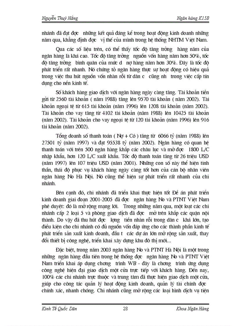 image for page Hoàn thiện nghiệp vụ kế toán trích lập và sử dụng dự phòng rủi ro trong hoạt động ngân hàng tại Chi nhánh ngânhàng NHNo PTNT AgriBank