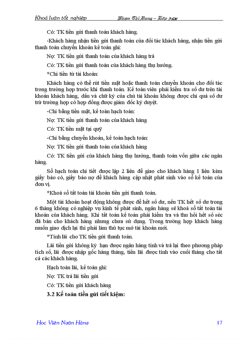 image for page 1số giải pháp nhằm hoàn thiện nghiệp vụ kế toán huy động vốn tại ngân hàng NHĐT PT BIDV Uông Bí lt KTNH gt