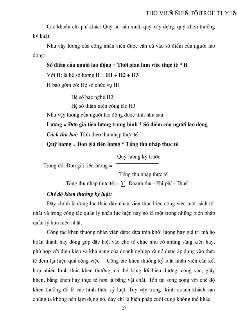 image for page Hoàn thiện công tác quản lý và sử dụng nhân lực tại khách sạn Dân Chủ