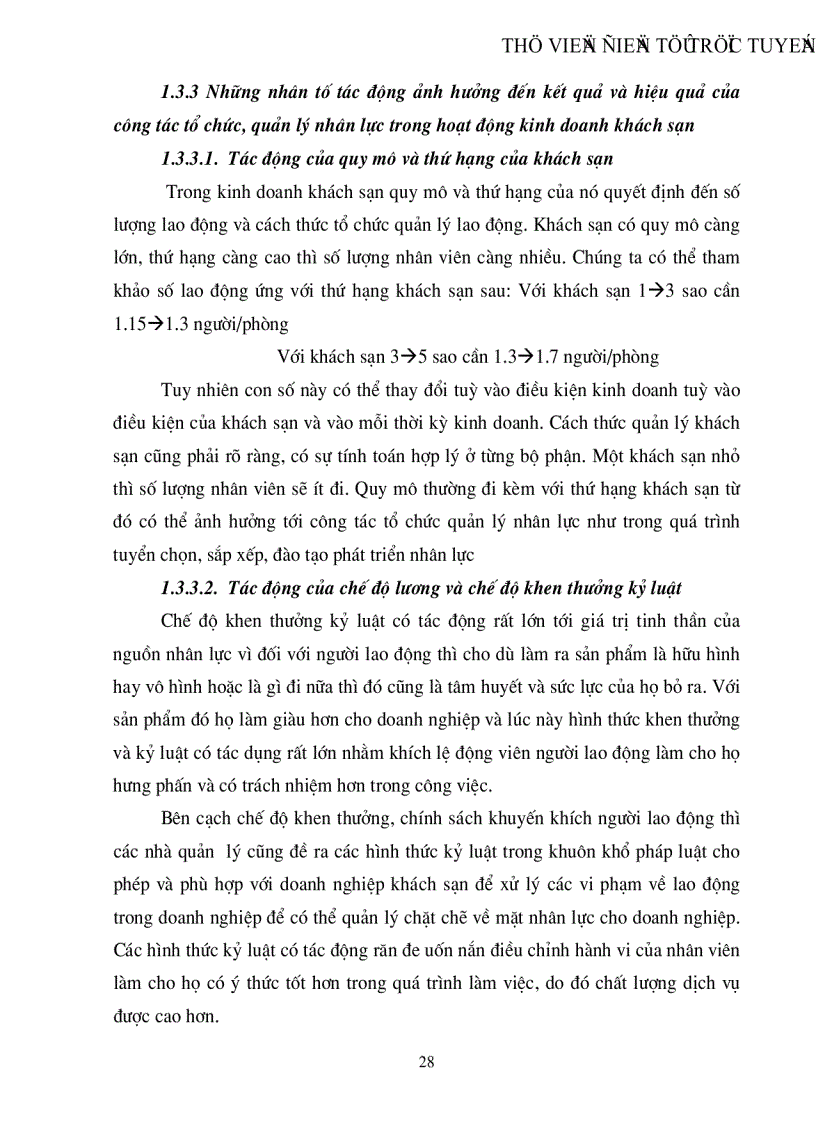 image for page Hoàn thiện công tác quản lý và sử dụng nhân lực tại khách sạn Dân Chủ