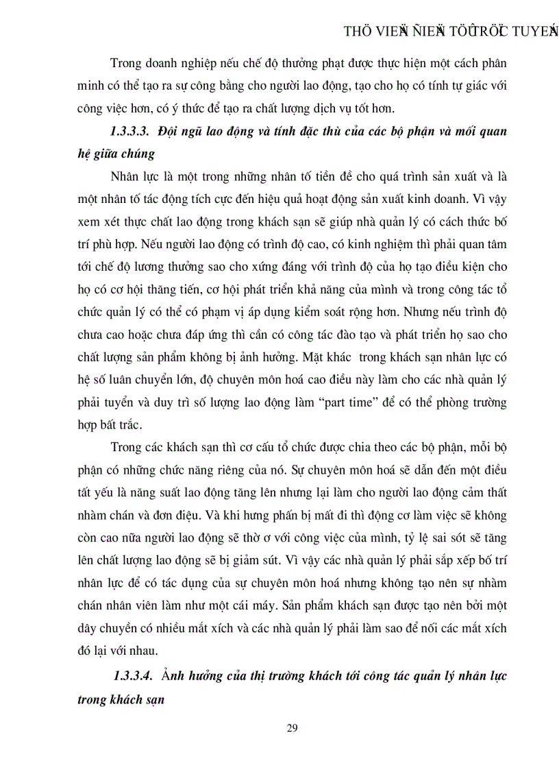 image for page Hoàn thiện công tác quản lý và sử dụng nhân lực tại khách sạn Dân Chủ
