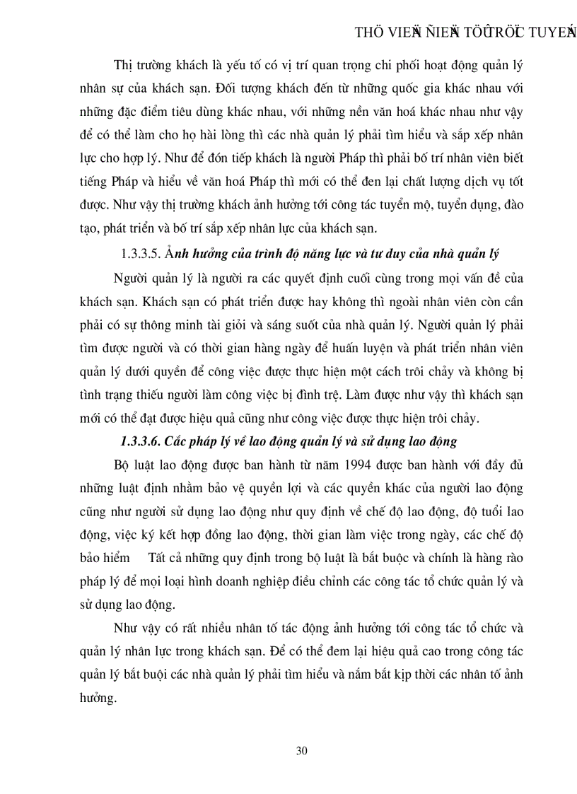 image for page Hoàn thiện công tác quản lý và sử dụng nhân lực tại khách sạn Dân Chủ