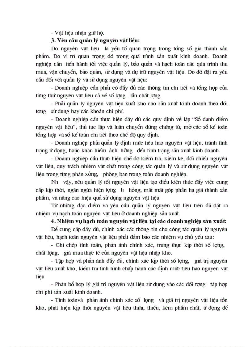 image for page Hoàn thiện công tác hạch toán nguyên vật liệu với việc tăng cường hiệu quả sử dụng nguyên vật liệu tại Công ty Cơ khí ô tô 1 5