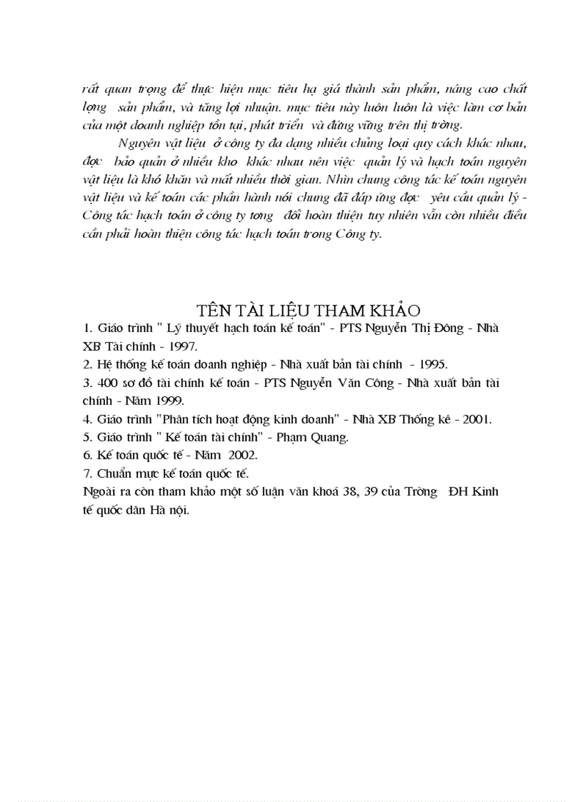 image for page Hoàn thiện công tác hạch toán nguyên vật liệu với việc tăng cường hiệu quả sử dụng nguyên vật liệu tại Công ty Cơ khí ô tô 1 5