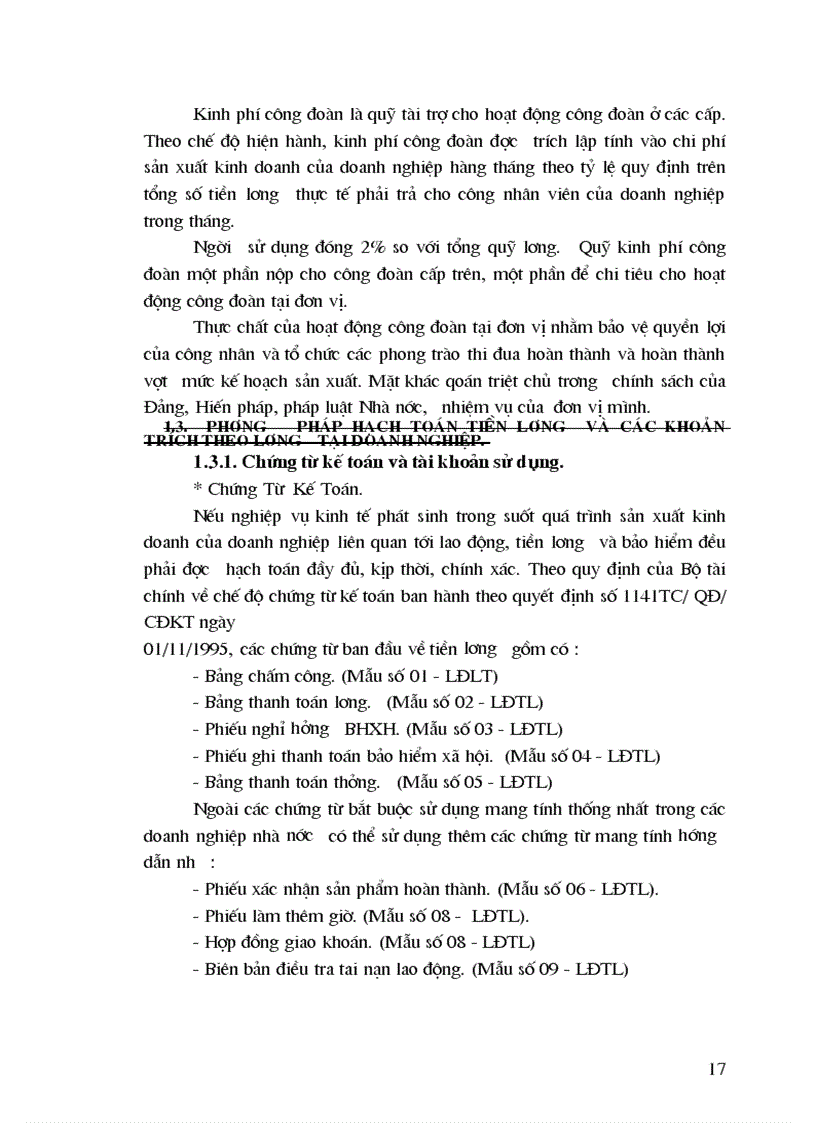 image for page Tổ chức hạch toán tiền lương và các khoản trích theo lương tại Công ty CP Chương Dương