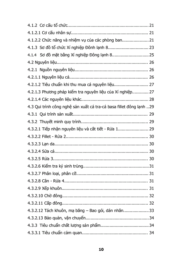 image for page Khảo Sát Hệ Thống Quản Lý Chất Lượng Theo HACCP Cho Mặt Hàng Cá Basa Fillet Đông Lạnh Của Công Ty AGIFISH Xí Nghiệp Đông Lạnh 8