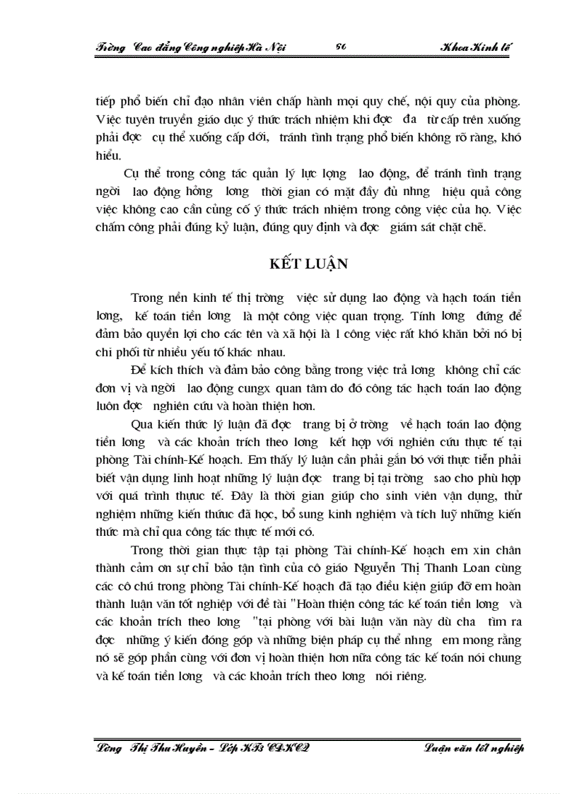 image for page Hoàn thiện công tác kế toán tiền lương và các khoản trích theo lương tại phòng Tài chính Kế hoạch huyện Phù Yên
