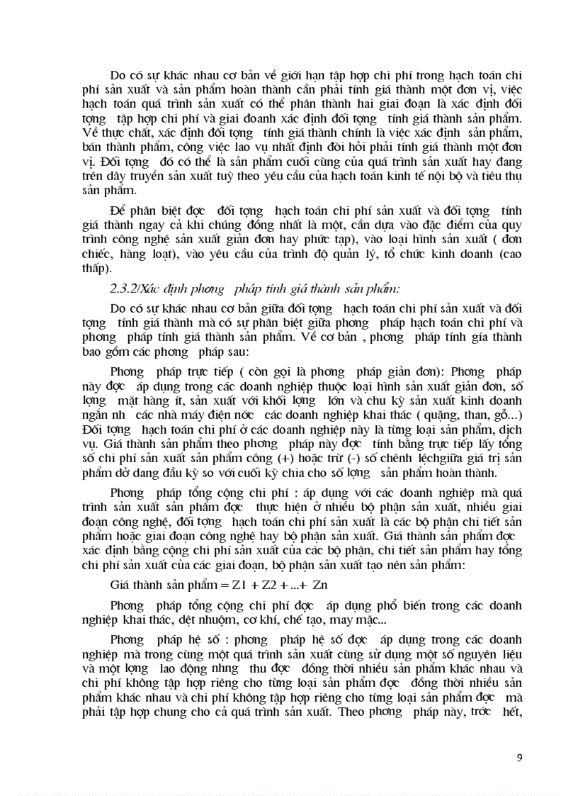 image for page Hạch toán chi phí sản xuất và tính giá thành sản phẩm Xây lắp